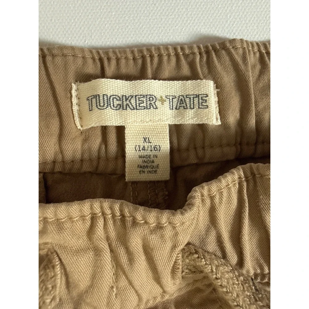 Tucker + Tate Boys Tan Lead Pull On Chino Jogger Pants XL 14/16 NWT BY408862BB